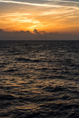 Fototapeta premium Sunset above sea