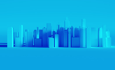 Fototapeta premium abstract city background with buildings and skyscrapers