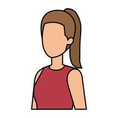 elegant businesswoman avatar character