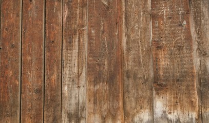 Naklejka premium wall of old boards