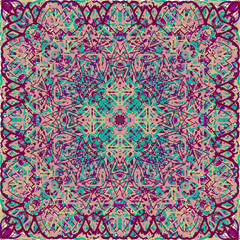 Vintage seamless pattern in Arabic style.