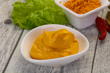 Curry sauce in the bowl