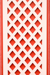 Geometric decoration pattern on a building facade