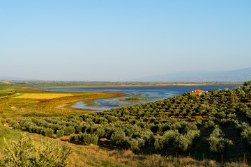 G&ouml;lmarmara lake Turkey Manisa