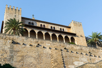 Royal Palace of La Almudaina in Palma de Mallorca, Spain