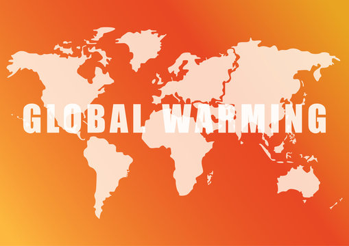 Concept photo of global warming situation on earth