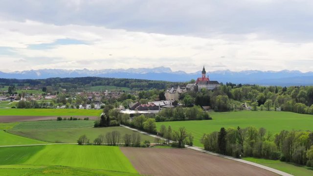 Landscape at Andechs Monastery, Bavaria, Germany