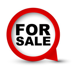 red vector banner for sale