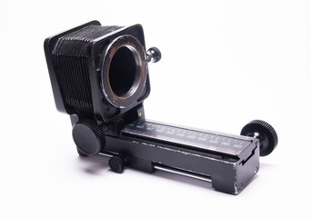 macro camera attachment isolated on white background