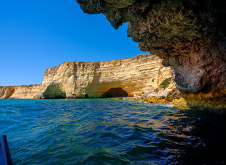 Cliffs seen from the boat