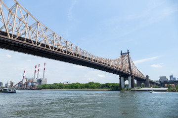 Queensboro Bridge and the Ravenswood power plant