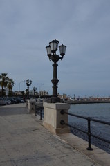 Fototapeta na wymiar Panoramic view of Bari coastline, Italy