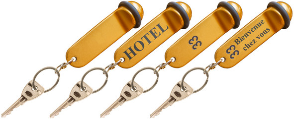 Porte-clés chambres d’hôtel
