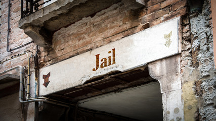 Street Sign to Jail