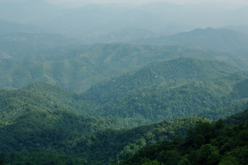 Mountain view from the highest point