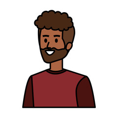 young african man avatar character