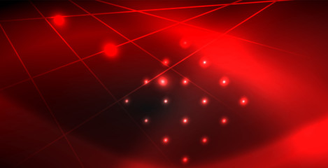 Neon color abstract lines
