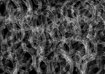Optical effect pattern, dots black white