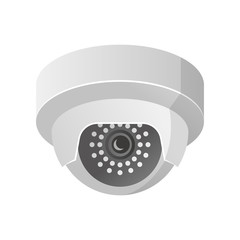 Indoor security camera with ir technology for bank interior