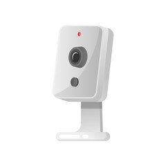 Indoor security camera for house room or office interior