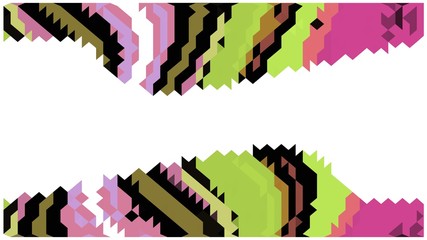 abstract background with colorful pixel decoration.