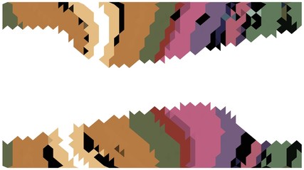 abstract background with colorful pixel decoration.