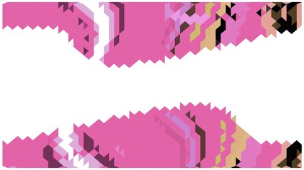 abstract background with colorful pixel decoration.