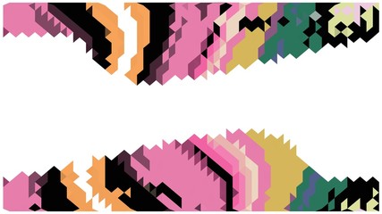 Obraz premium abstract background with colorful pixel decoration.