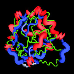 Pepsin is a molecular chemical formula. Enzyme of the stomach. Infographics. Vector illustration.
