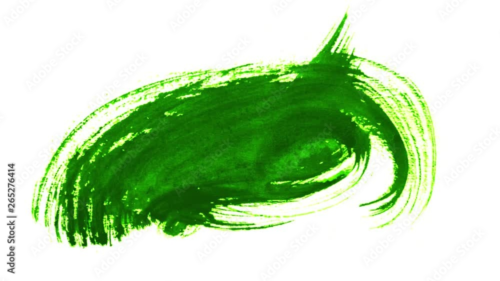 Aufkleber colored paint brushes stroke background loop/ animation of a 4k realistic colorful abstract paint br