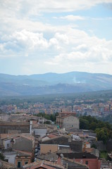 Fototapeta na wymiar Panoramic view of Melfi. Basilicata. Italy 