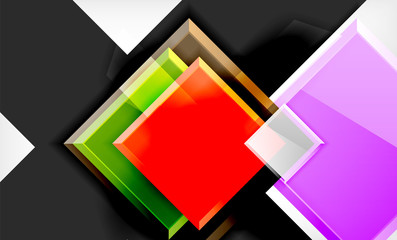 Colorful square and rectangle blocks background