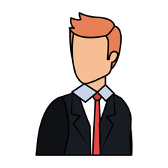 elegant businessman avatar character