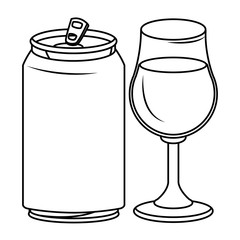 alcoholic drinks beverages cartoon