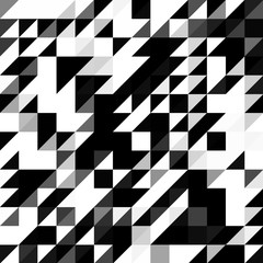 Triangle geometric shapes pattern.
