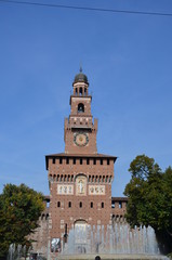 Sforzesco Castle in Milano