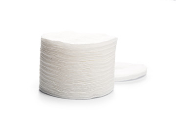 Cotton swabs isolated on a white background