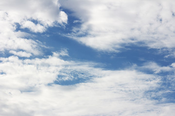 sky with white cloud on sunshine day
