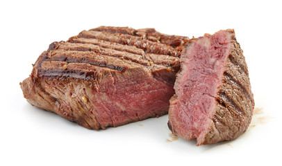 grilled beef fillet steak meat