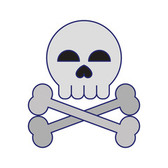 danger sign icon blue lines