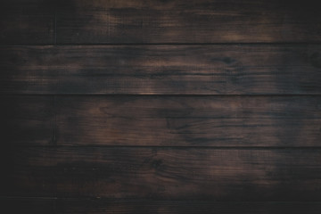 Old black wood wall texture background.