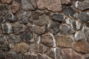 Texture of stone wall, part of a stone wall, for background