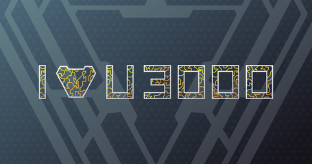 I love you 3000 times. I love u 3k. Thank you three thousand. I am Ironman. Superhero logo. Red space background with meteoroids. Avengers endgame tribute.