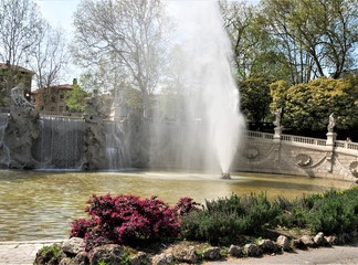 Naklejka premium Fontana dei Dodici Mesi
