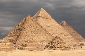 General view of pyramids