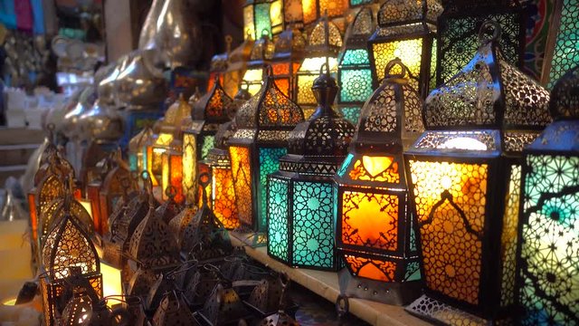 Bazzar Shop in the Khan El Khalili market in Islamic Cairo