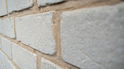 white brick wall close up