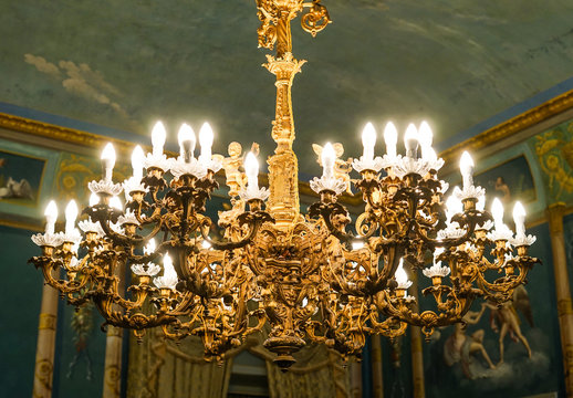 Kronleuchter barock alt kostbar