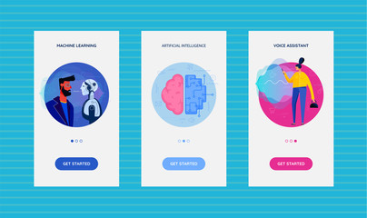 Onboarding App Screens With Artificial Intelligence Technology