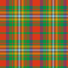 Tartan, vector pattern in plaid with a repeatable motif